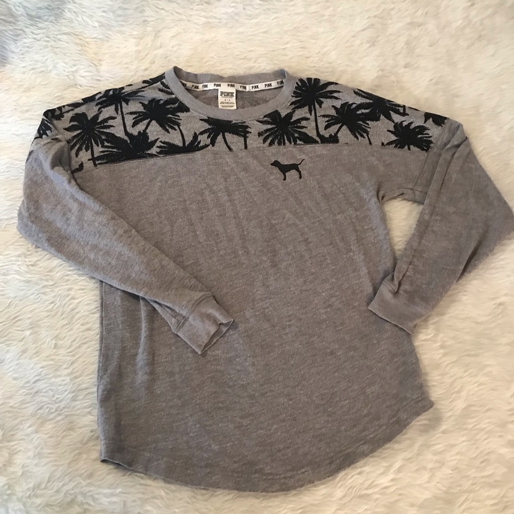 Victoria’s Secret Pink Palm Print Sweated